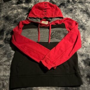 Red and Black Men's AE Hoodie